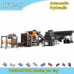 QT10-15 Automatic Hydraulic Cement Concrete Block Making Machine Manufacturer