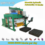 QMY10-15 automatic movable hydraulic concrete block machine
